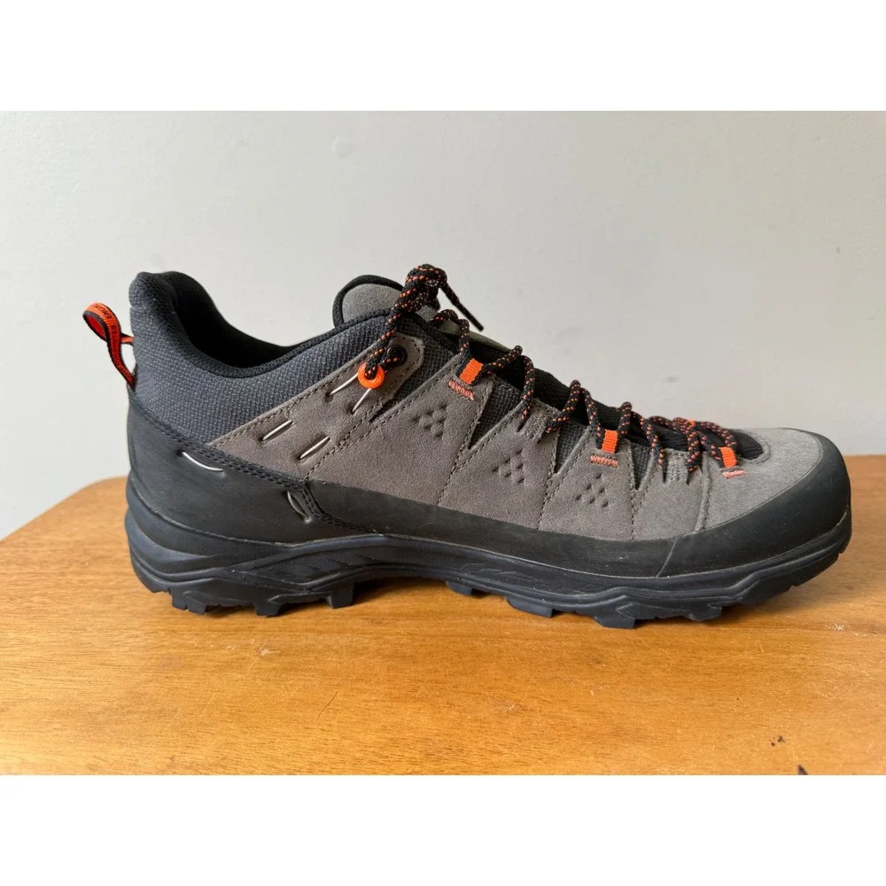 Salewa Men's Alp Trainer 2 GTX Leather Hiking Shoe 13 Bungee Cord Gray Black